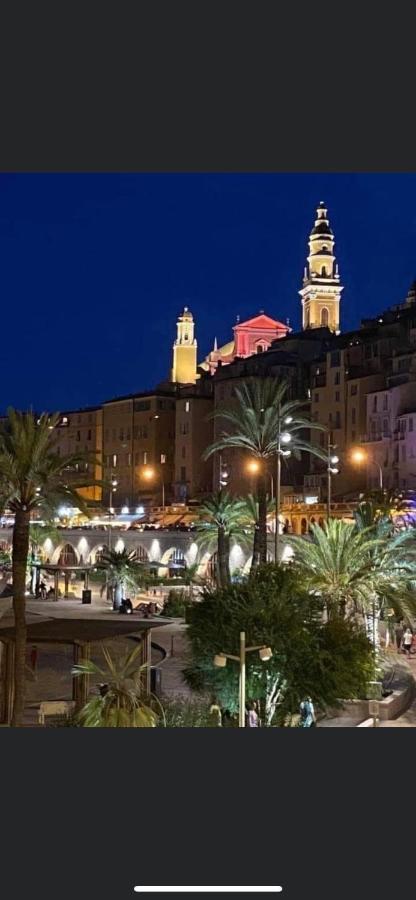 Menton Centre Vue Imprenable Sur Mer Et Jardin Bioves Luaran gambar