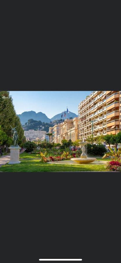 Menton Centre Vue Imprenable Sur Mer Et Jardin Bioves Luaran gambar