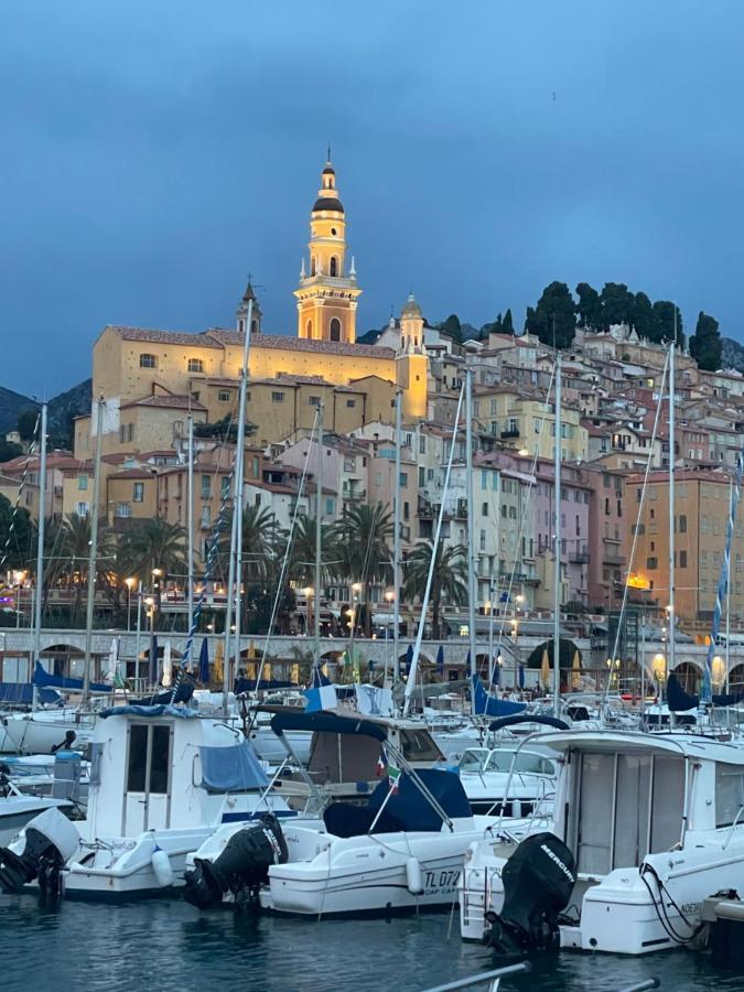 Menton Centre Vue Imprenable Sur Mer Et Jardin Bioves Luaran gambar