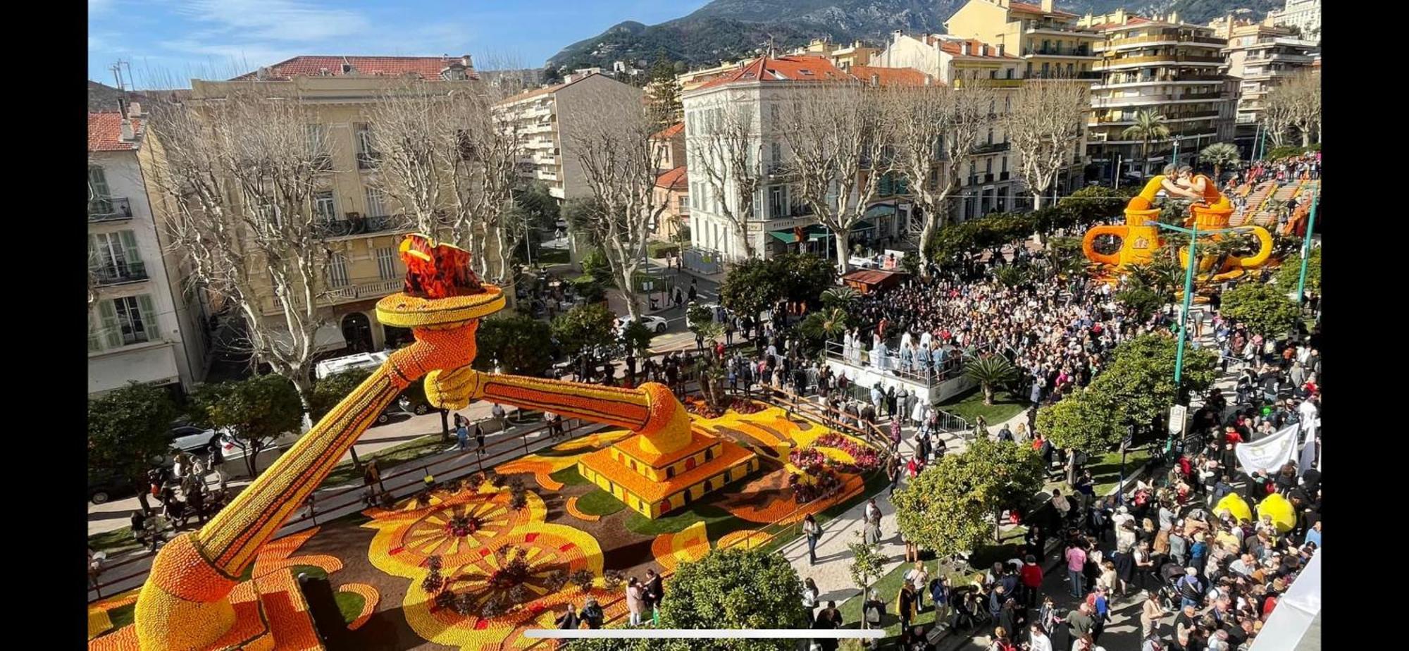 Menton Centre Vue Imprenable Sur Mer Et Jardin Bioves Luaran gambar
