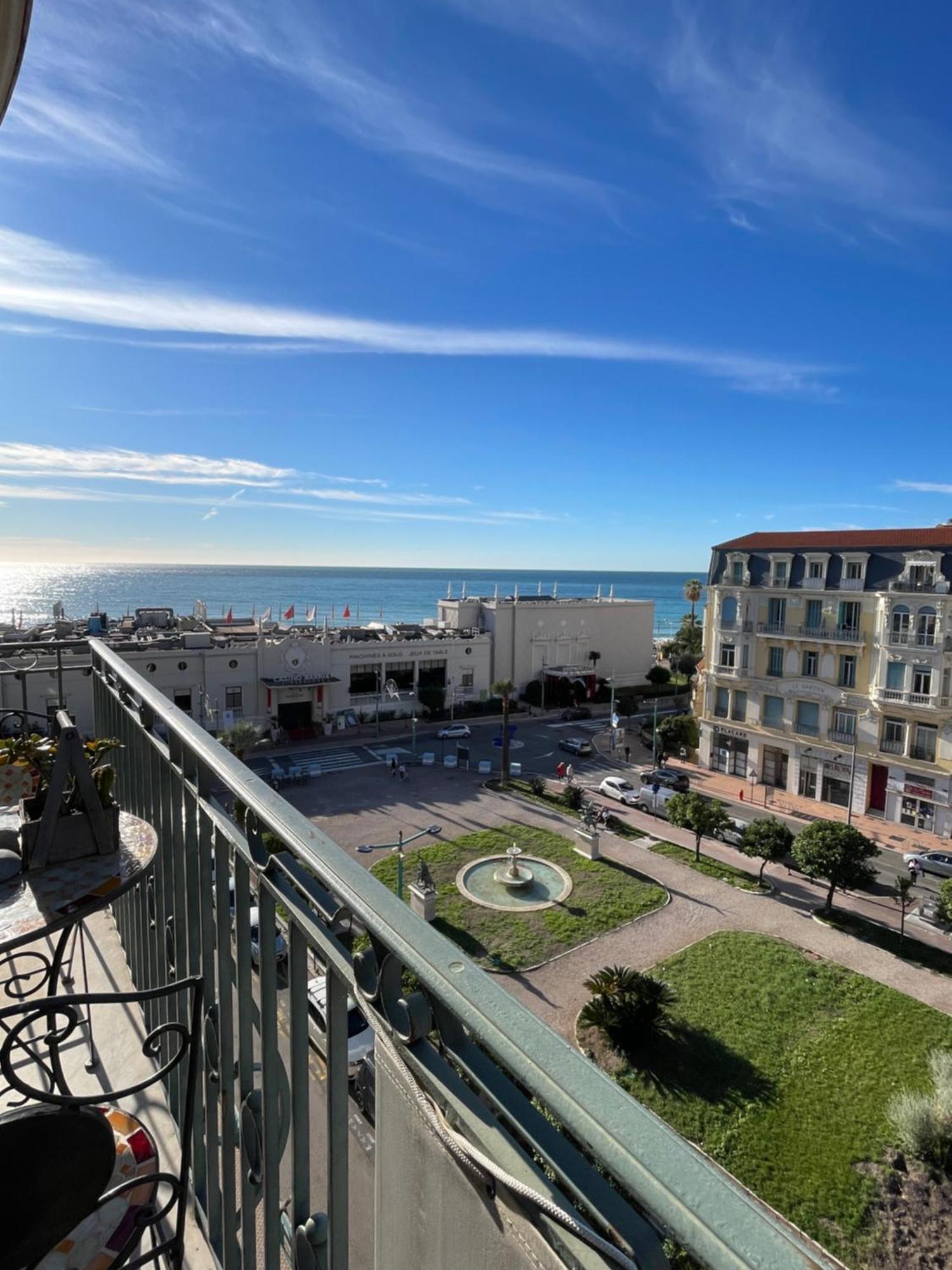 Menton Centre Vue Imprenable Sur Mer Et Jardin Bioves Luaran gambar