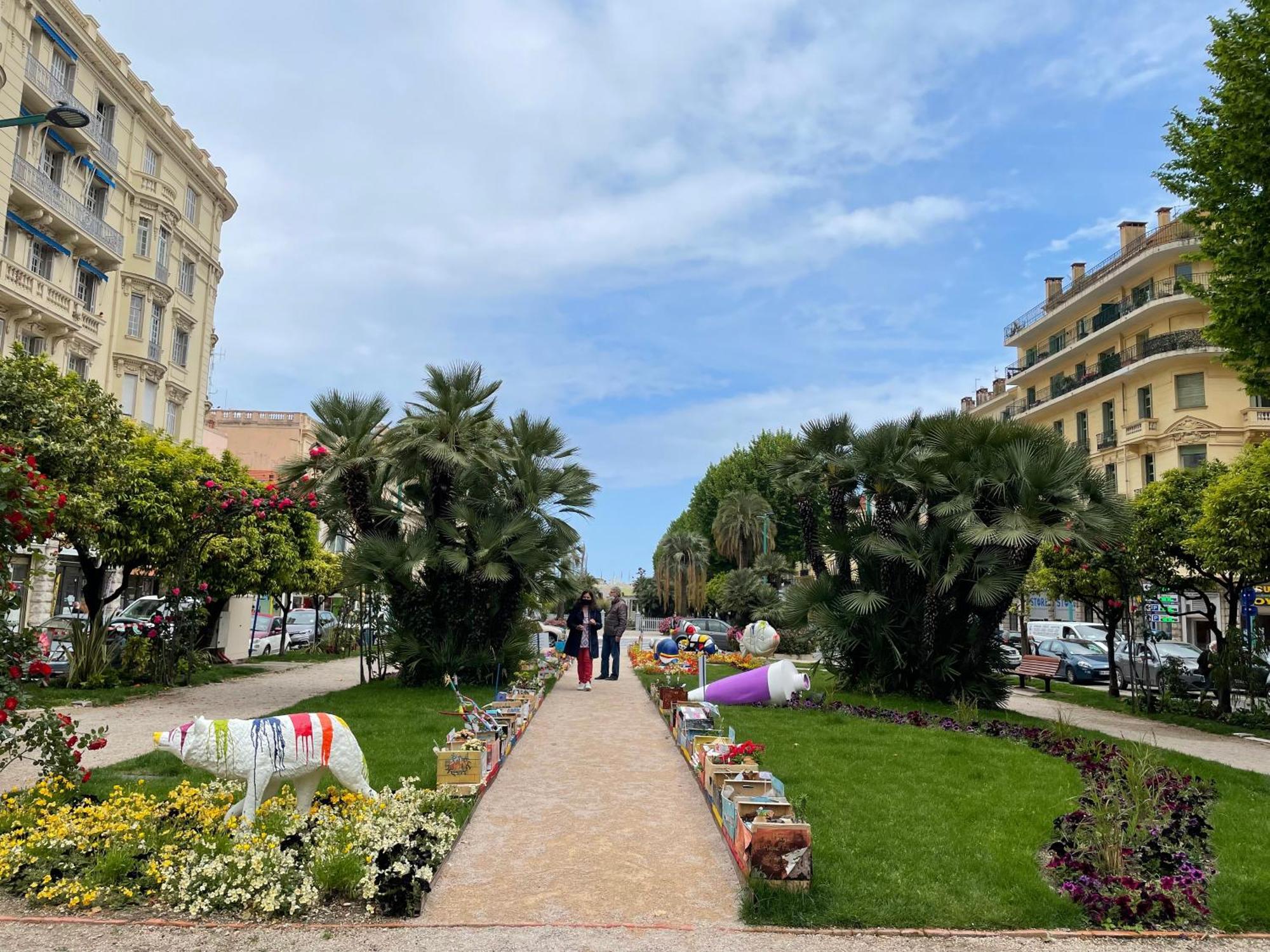 Menton Centre Vue Imprenable Sur Mer Et Jardin Bioves Luaran gambar