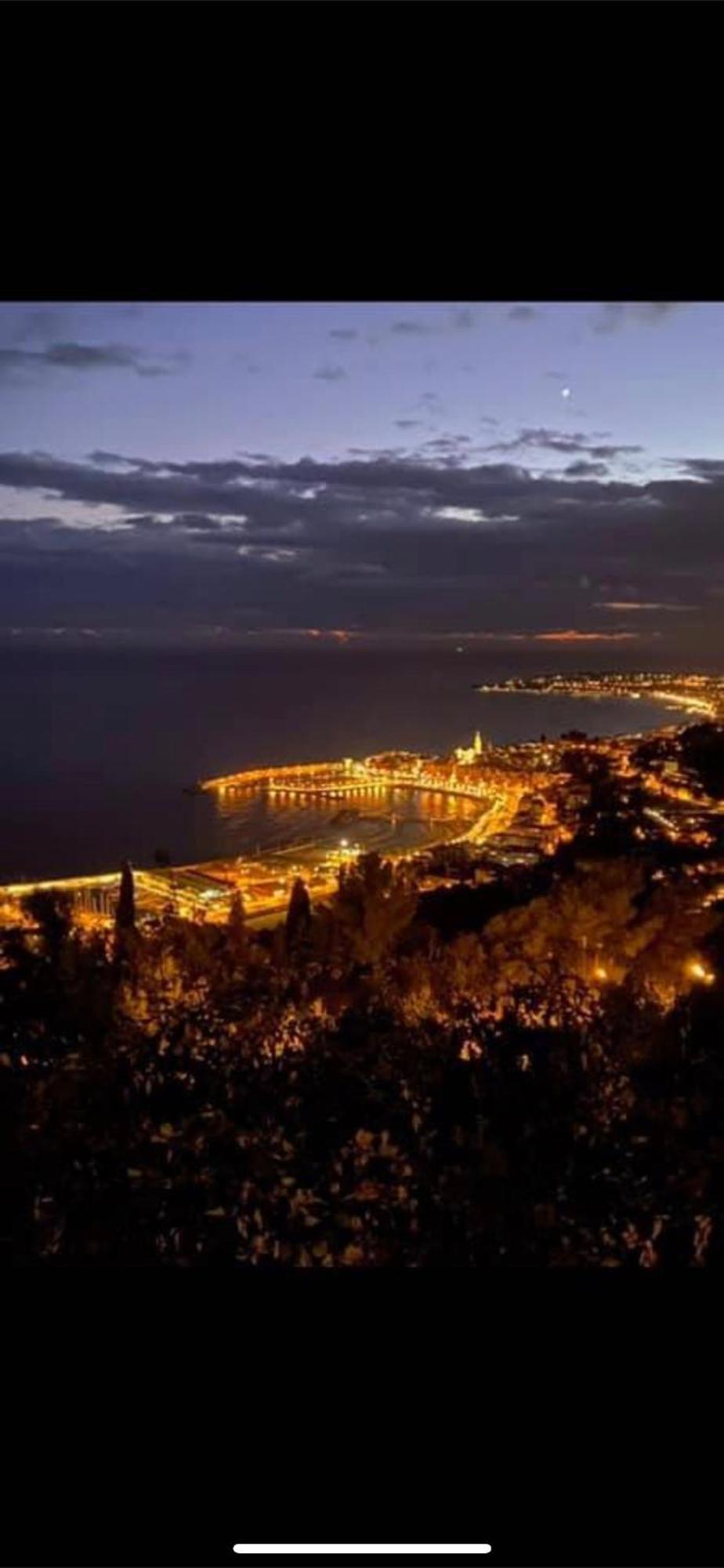 Menton Centre Vue Imprenable Sur Mer Et Jardin Bioves Luaran gambar
