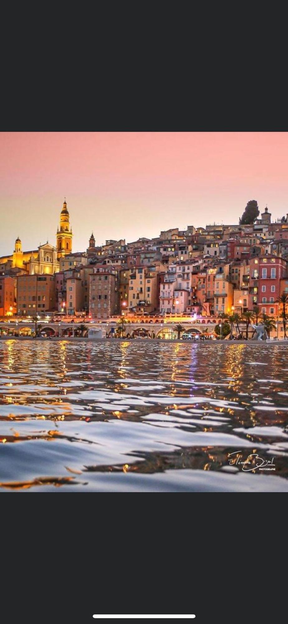Menton Centre Vue Imprenable Sur Mer Et Jardin Bioves Luaran gambar